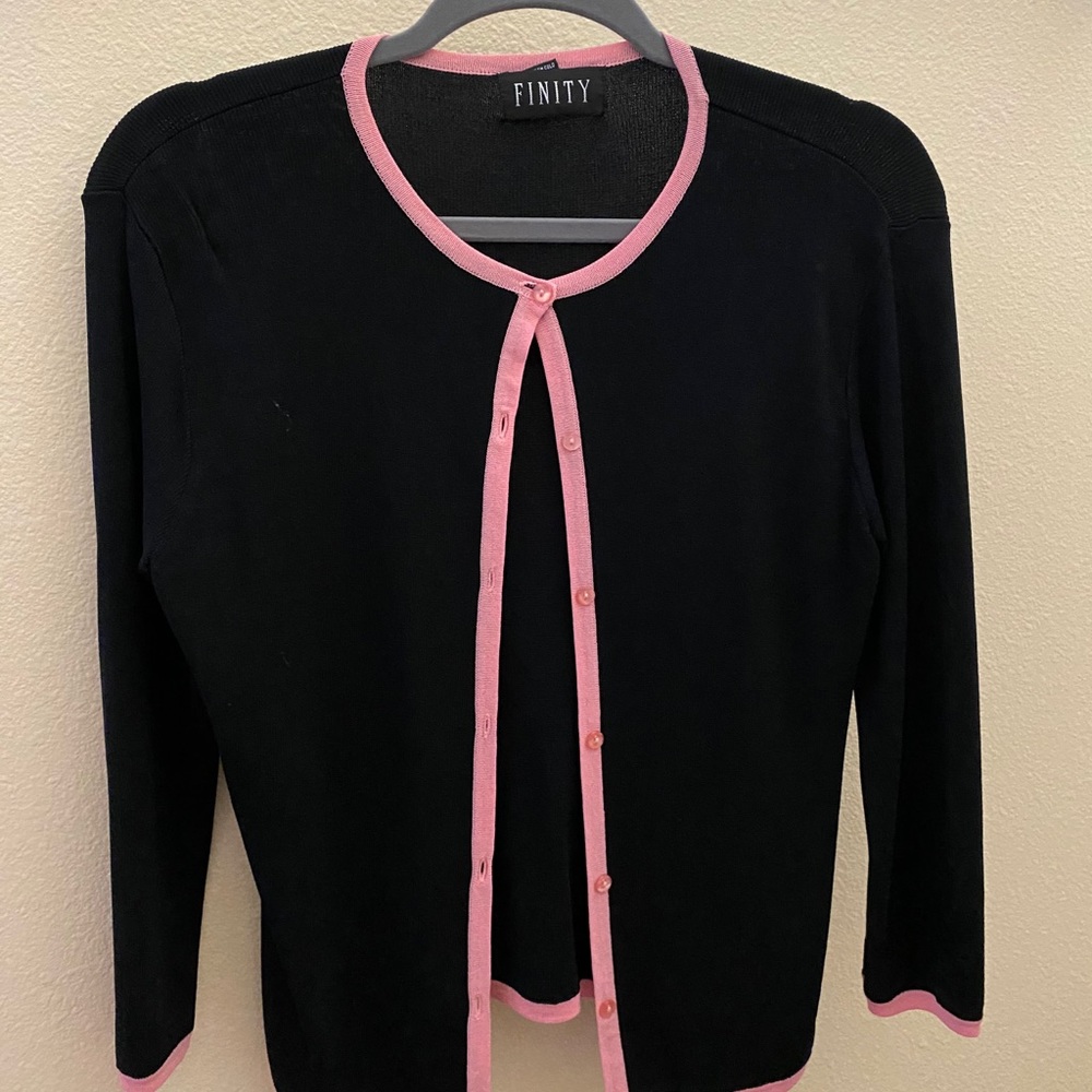 Black and Pink Sweater